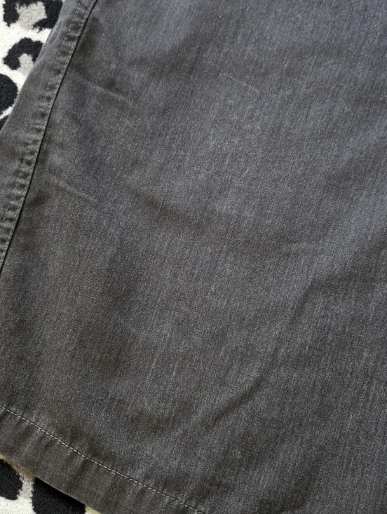 Metal Mulisha Mens Size 38 Gray Cargo Shorts Embroidered Logo w Pockets Cotton - Picture 5 of 10